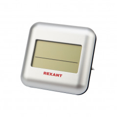 Термометр электронный S3341BF с часами и беспроводным выносным датчиком REXANT
