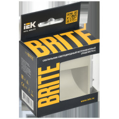 BRITE Подсветка LED встраиваемая ПЛ20-БрКр бежевый