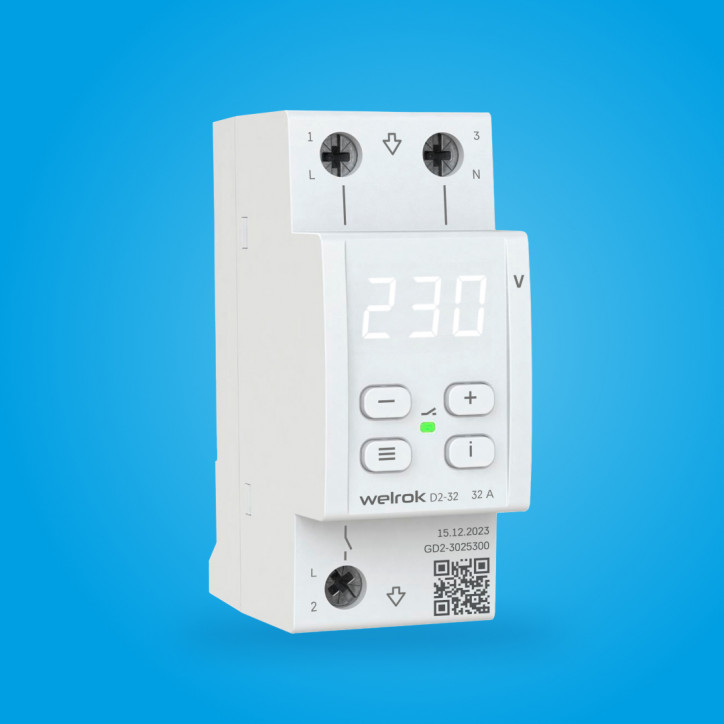 Реле напряжения Welrok D2-32