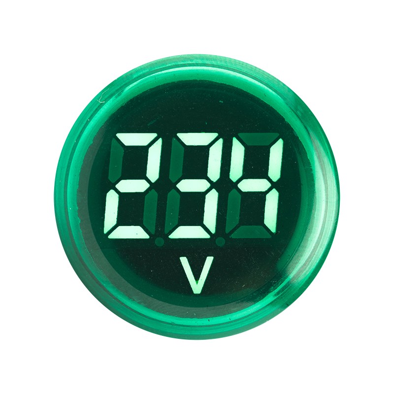 Индикатор значения напряжения зеленый ED16-22VD PROxima