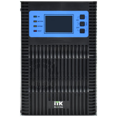 ITK ELECTRA OT ИБП Онлайн 1кВА/1кВт с однофазный с LCD дисплеем дисплеем 24VDC с АКБ 2х9AH