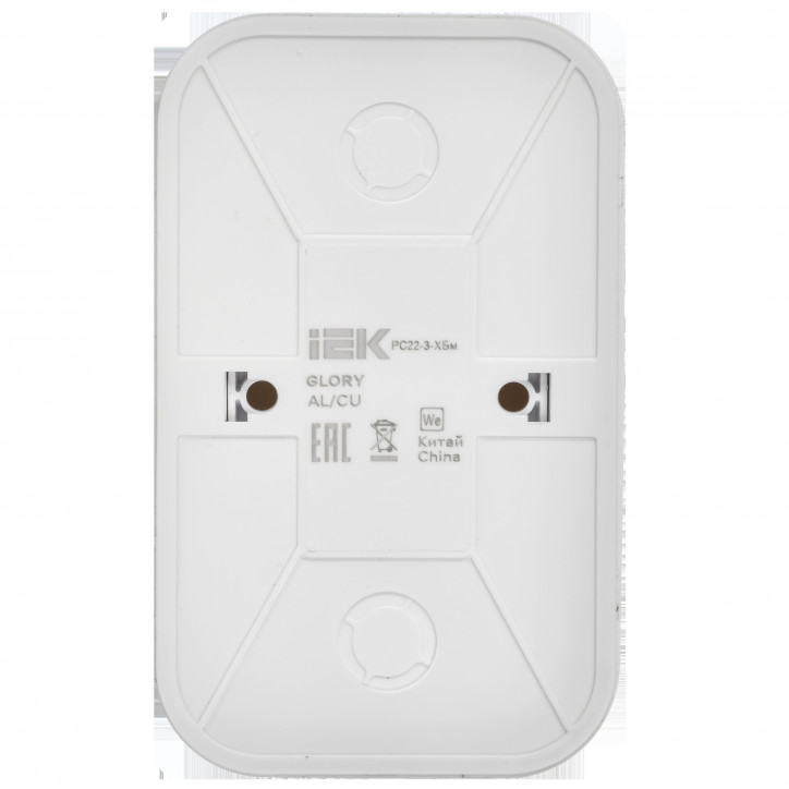 GLORY Розетка 2-местная для открытой установки с заземлением без защитных шторок 16А РС22-3-ХБм белый матовый IEK GLORY Розетка 2-местная для открытой установки с заземлением без защитных шторок 16А РС22-3-ХБм белый матовый IEK