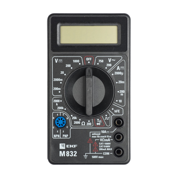 Мультиметр цифровой M832 EKF Master Мультиметр цифровой M832 EKF Master
