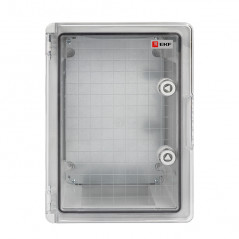 Бокс пластиковый с монтажной платой прозр. дверь 350х250х150 мм IP65 PROxima