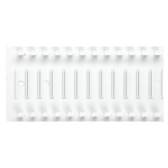 Заглушка 6 модулей белая IEK