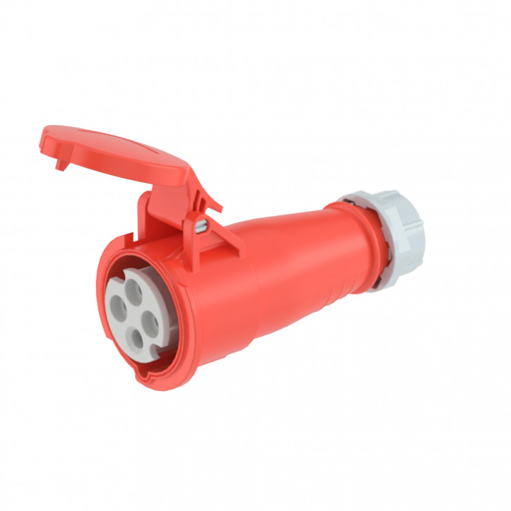 Розетка кабельная IP44 32A 3P+E 400V Розетка кабельная IP44 32A 3P+E 400V