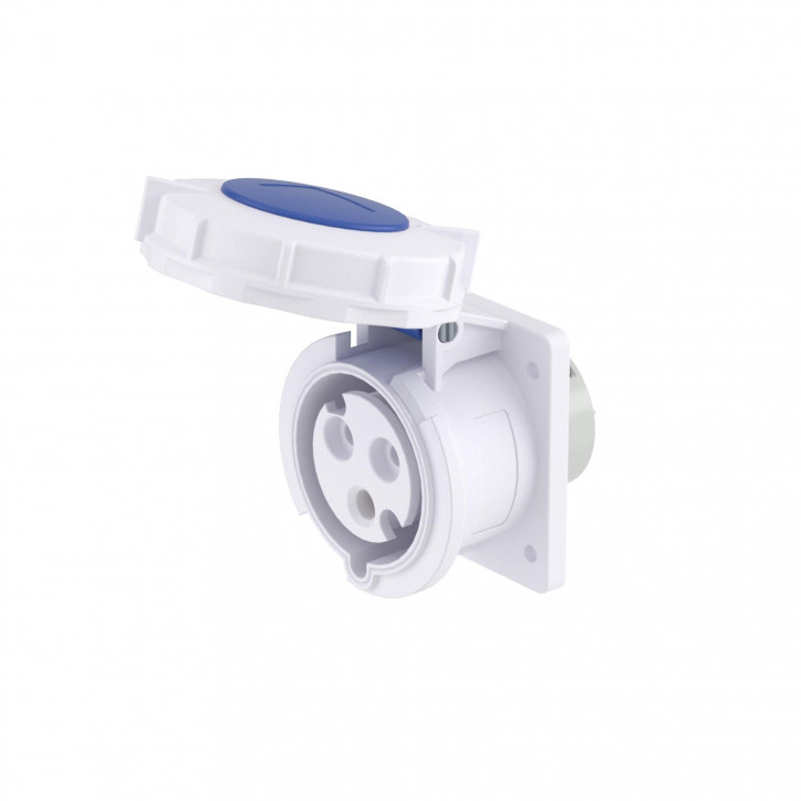 Розетка скрытой установки IP67 32A 2P+E 230В Розетка скрытой установки IP67 32A 2P+E 230В