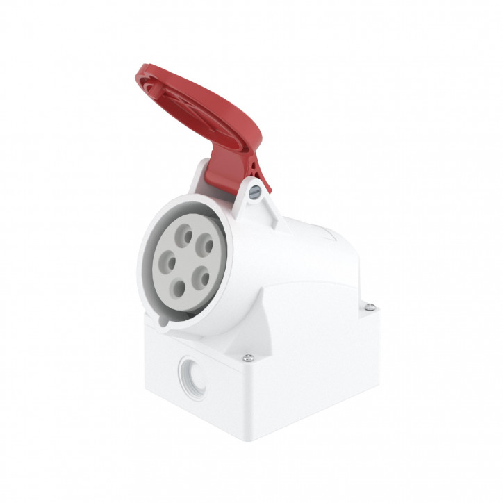 Розетка наружная IP44 32A 3P+E+N 400V Розетка наружная IP44 32A 3P+E+N 400V