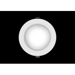 Cветильник светодиодный Downlight круглый встраиваемый 190х75 16W 4000K IP54