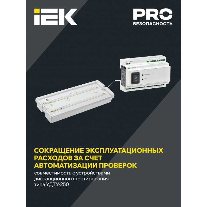 LIGHTING Светильник аварийный ДПА 5044-3 постоянного/непостоянного действия совместим с УДТУ 3ч IP65 LIGHTING Светильник аварийный ДПА 5044-3 постоянного/непостоянного действия совместим с УДТУ 3ч IP65