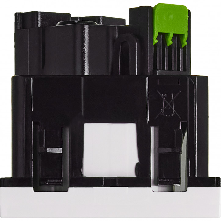 Розетка с заземлением - безвинтовые зажимы - без шторок 16А 250В - 45°- 2 модуля - белый Розетка с заземлением - безвинтовые зажимы - без шторок 16А 250В - 45°- 2 модуля - белый