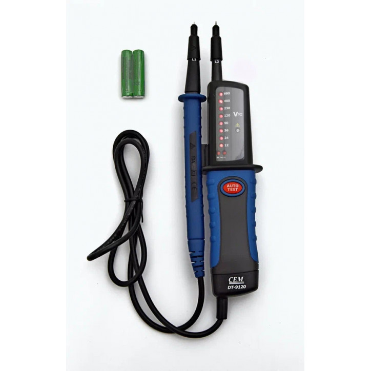 Указатель напряжения и правильности подключения DT-9120 Указатель напряжения и правильности подключения DT-9120