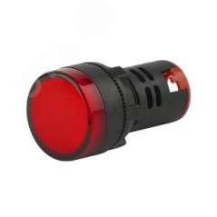 Лампа AD22DS(LED)матрица d22мм красный 24В AC/DC