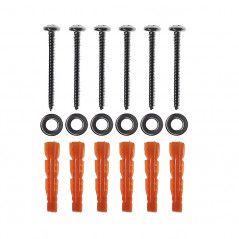 Держатель для угловых шлифмашинок и отрезных дисков, настенный, с крючками, черный