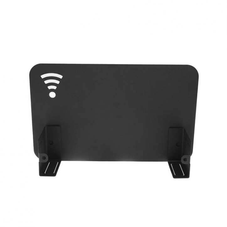 Держатель для хранения роутера. с регулировкой размеров. настенный. черный