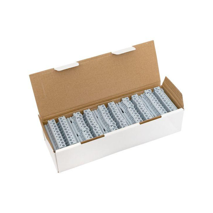 Клеммная колодка винтовая 4 UT серая