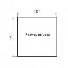 Вентилятор с фильтром ЭМС 100 м3/ч, 115В AC, 152х152 мм, IP54