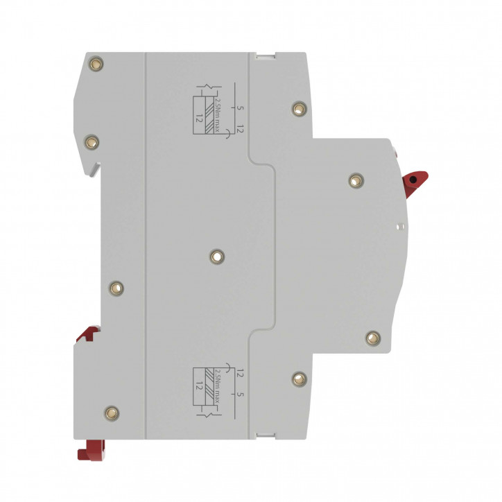 Выключатель автоматический дифференциального тока двухполюсный MDR63N, 6А, 300мА, тип A, C, 6кА, электронный, серии YON MAX
