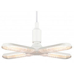 Фитолампа для растений светодиодная FITO-36W-Rа90-E27-FOLD 4-х лепестковая полного спектра 36 Вт Е27