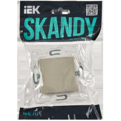 SKANDY Заглушка с суппортом SK-C01B бежевый IEK
