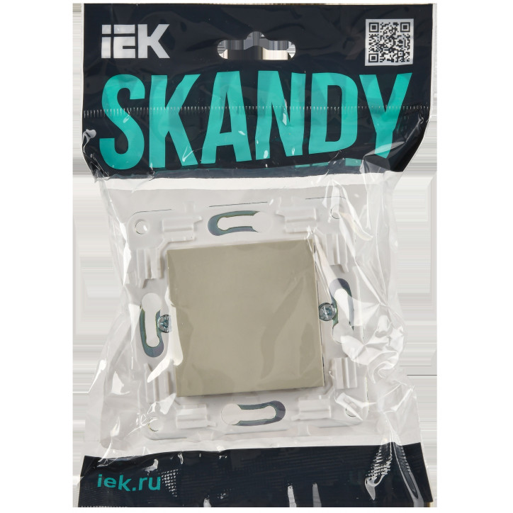 SKANDY Заглушка с суппортом SK-C01B бежевый IEK