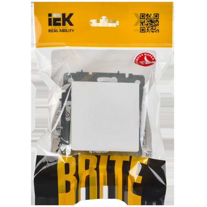 BRITE Вывод кабеля МВ10-БрАБ арктический белый IEK BRITE Вывод кабеля МВ10-БрАБ арктический белый IEK