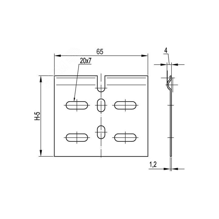 Регулируемый горизонтальный соединитель, горячий цинк