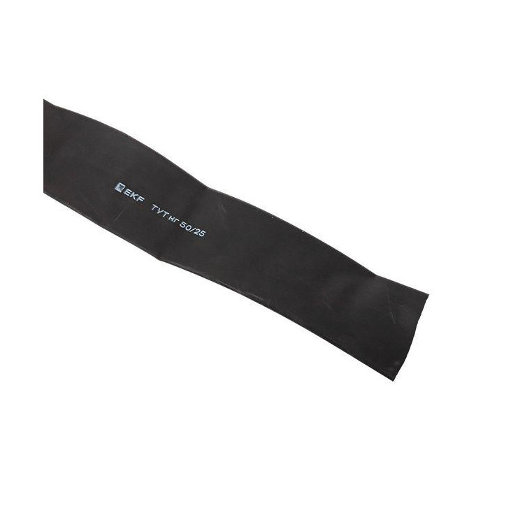 Трубка термоусаживаемая ТУТ нг 50/25 черная рулон PROxima Трубка термоусаживаемая ТУТ нг 50/25 черная рулон PROxima