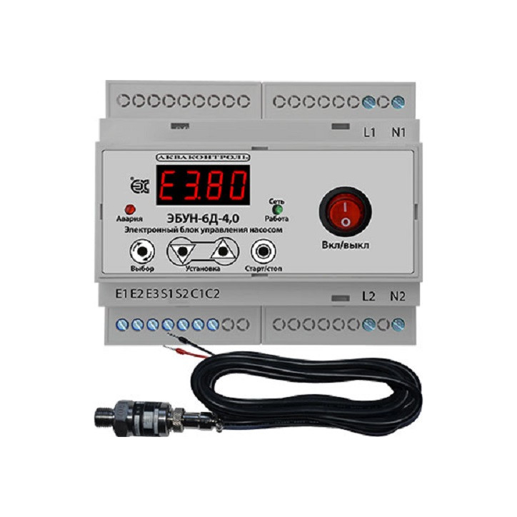 Электронный блок управления насосом с плавным пус ом ЭБУН-6Д-4.0-85-10 Электронный блок управления насосом с плавным пус ом ЭБУН-6Д-4.0-85-10