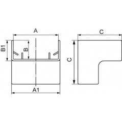 Угол внутренний 15x17 AIM In-liner