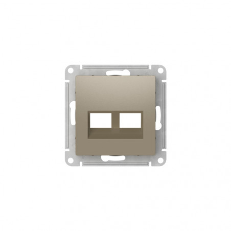 ATLASDESIGN НАКЛАДКА для информационных функций типа Keystone, КАРБОН