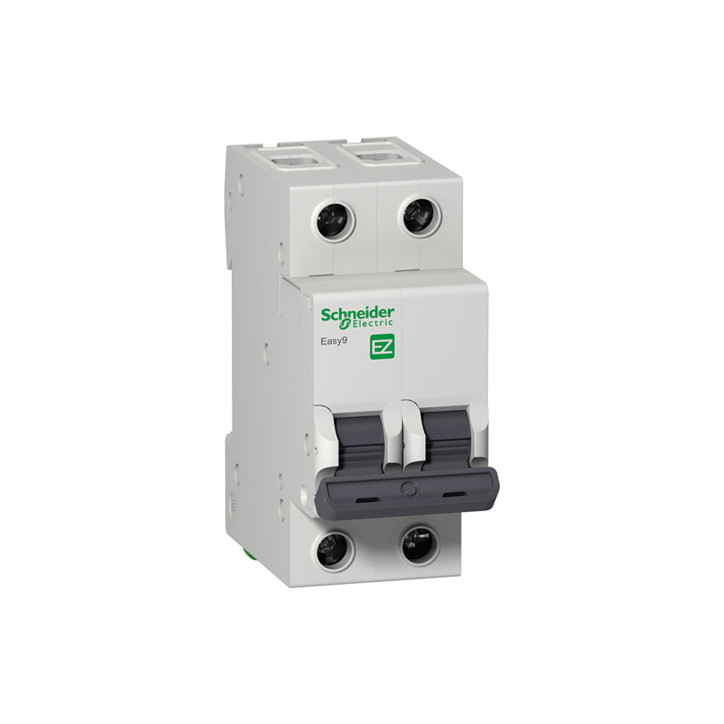 Выключатель автоматический двухполюсный 10A C 4.5кА EASY 9