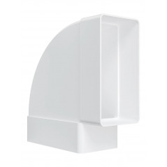 Колено горизонтальное пластиковое 90° 55х110