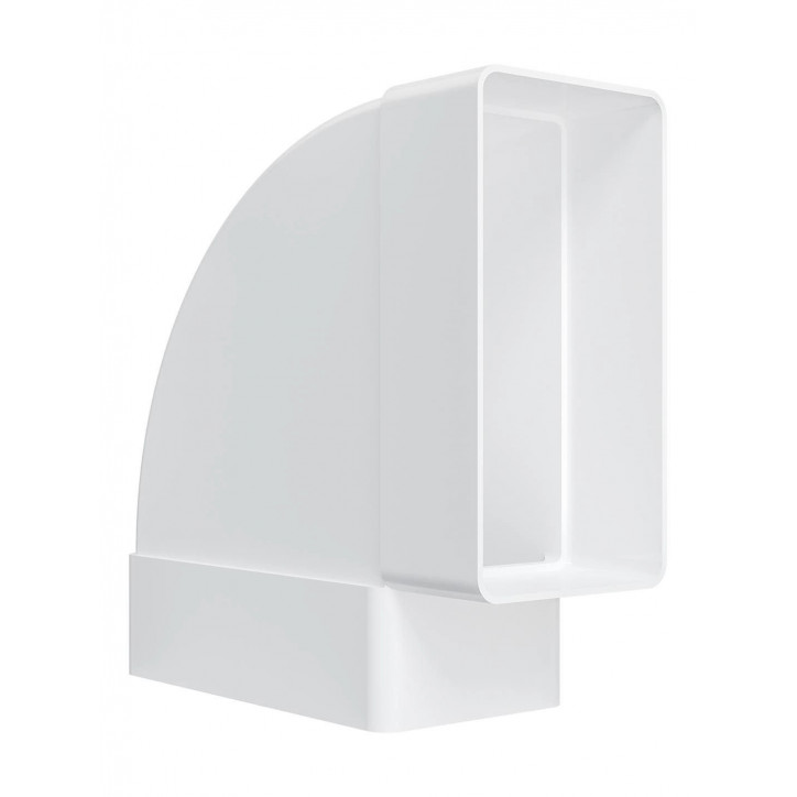 Колено горизонтальное пластиковое 90° 55х110 Колено горизонтальное пластиковое 90° 55х110