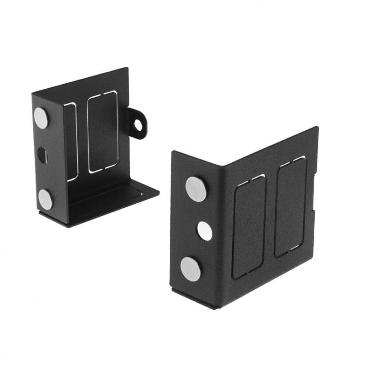 Держатель для хранения роутера. с регулировкой размеров. настенный. черный