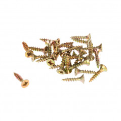 Саморез универсальный 3х16, желтый цинк, короб (500 шт./уп.)