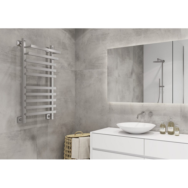 Полотенцесушитель ДВИН F plaza 60/50 Водяной К3 квадрат Полированный Полотенцесушитель ДВИН F plaza 60/50 Водяной К3 квадрат Полированный