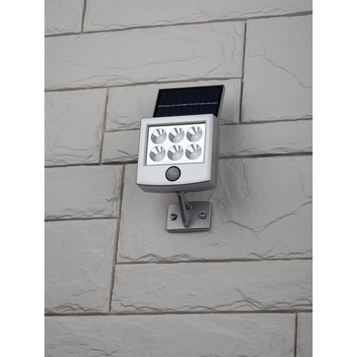 Прожектор с датчиком движения, на солнечной батарее, 6LED, 150 lm ERAFS048-08 Прожектор с датчиком движения, на солнечной батарее, 6LED, 150 lm ERAFS048-08