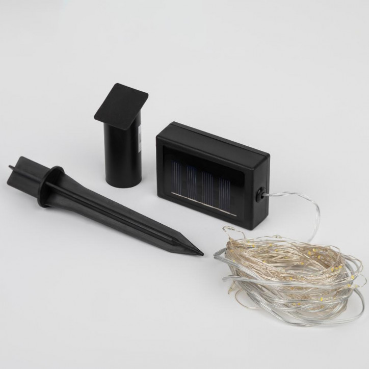 Гирлянда садовая ERASF22-18 Нить на солнечной батарее теплый свет 21,9 м Гирлянда садовая ERASF22-18 Нить на солнечной батарее теплый свет 21,9 м