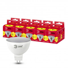 Лампочка светодиодная RED LINE LED MR16-9W-827-GU5.3 R 9 Вт софит теплый белый свет