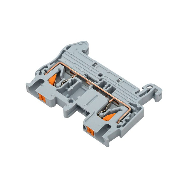 Клеммная колодка пружинная 2,5 Push-in серая Клеммная колодка пружинная 2,5 Push-in серая