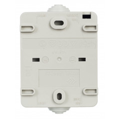 ФОРС Выключатель двухклавишный наружный IP54