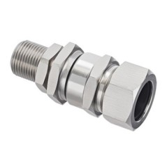 Ввод кабельный КВБУ18 для монтажа бронированным кабелем с наружным диаметром 14-18 мм с двойным упло