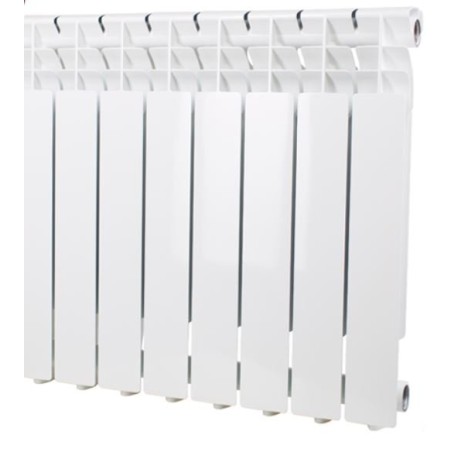 Радиатор алюминиевый секционный 500/80/4 боковое подключение