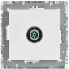 BRITE Розетка TV оконечная РТВ11-0-БрАБ арктический белый IEK