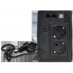 ITK ELECTRA ET ИБП Линейно-интерактивный 800ВА/480Вт однофазный с LCD дисплеем с АКБ 1х9AH USB порт розетки Schuko