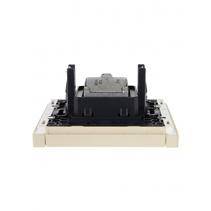 FORTE@PIANO Розетка двойная TV+SAT FP438 ваниль IEK