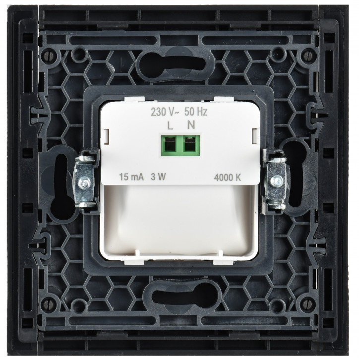 FORTE@PIANO Подсветка LED встраиваемая FP157 черный IEK FORTE@PIANO Подсветка LED встраиваемая FP157 черный IEK