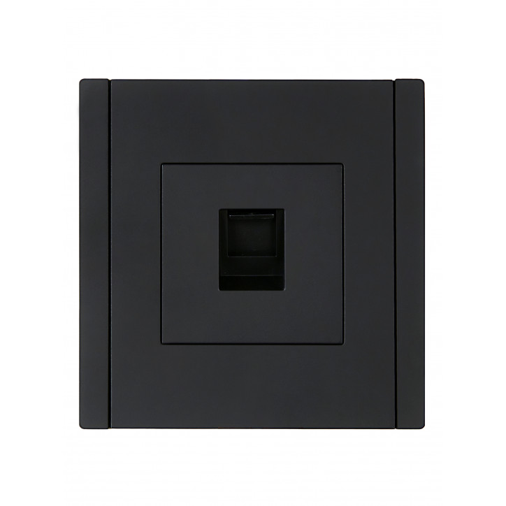 FORTE@PIANO Розетка компьютерная RJ45 кат.5E FP132 черный IEK FORTE@PIANO Розетка компьютерная RJ45 кат.5E FP132 черный IEK