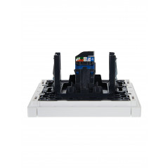 FORTE@PIANO Розетка компьютерная RJ45 кат.6 FP231 белый IEK
